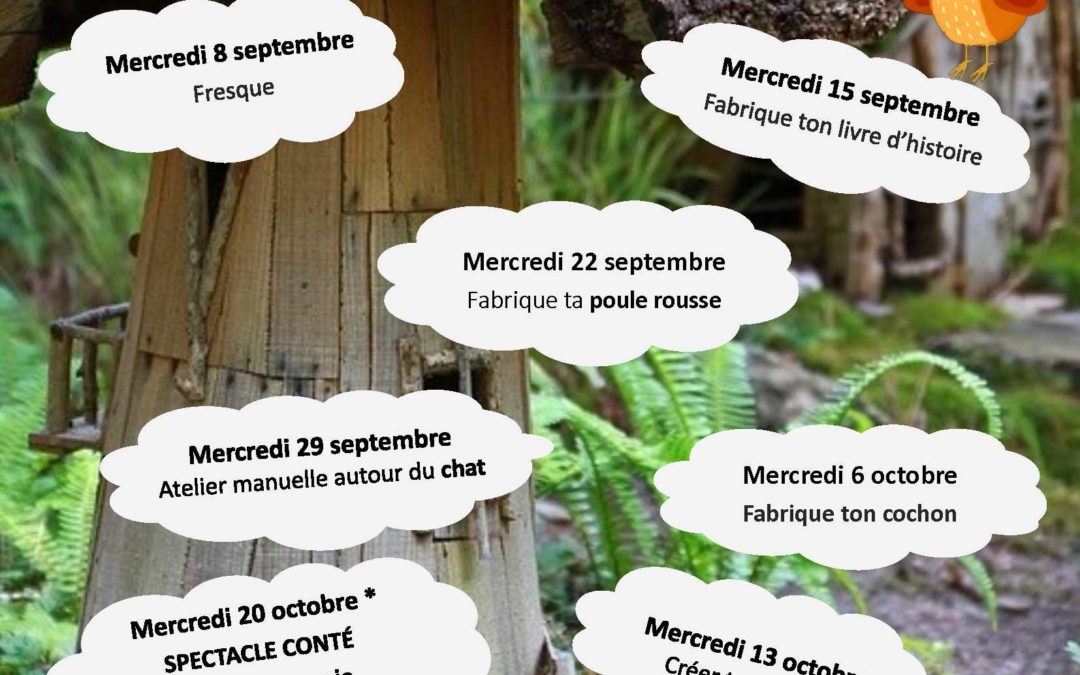 NOUVEAUX PROGRAMMES DES MERCREDIS POLE ENFANCE