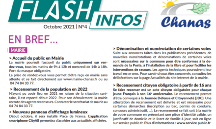 FLASH INFOS N°4