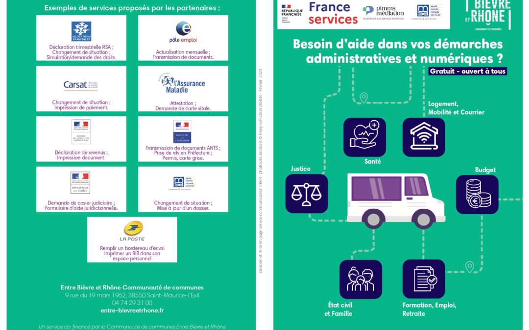 PERMANENCE BUS FRANCE SERVICES AIDE AUX DEMARCHES ADMINISTRATIVES