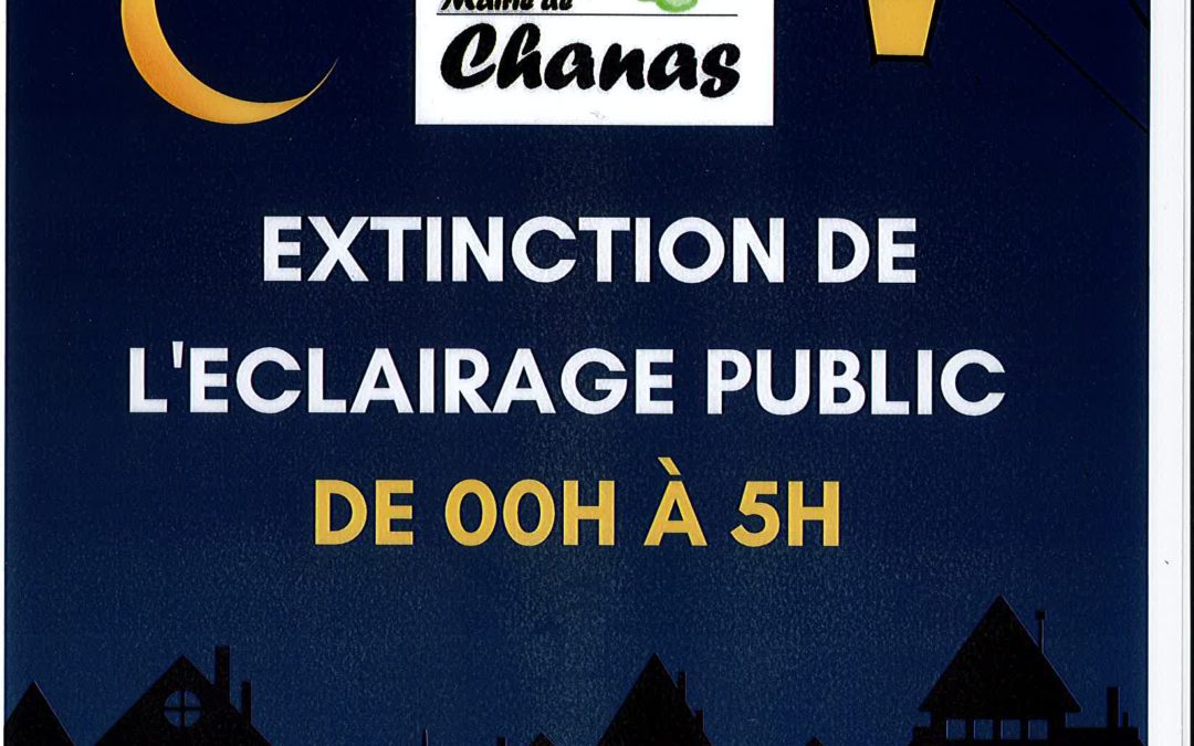 EXTINCTION DE L’ÉCLAIRAGE PUBLIC