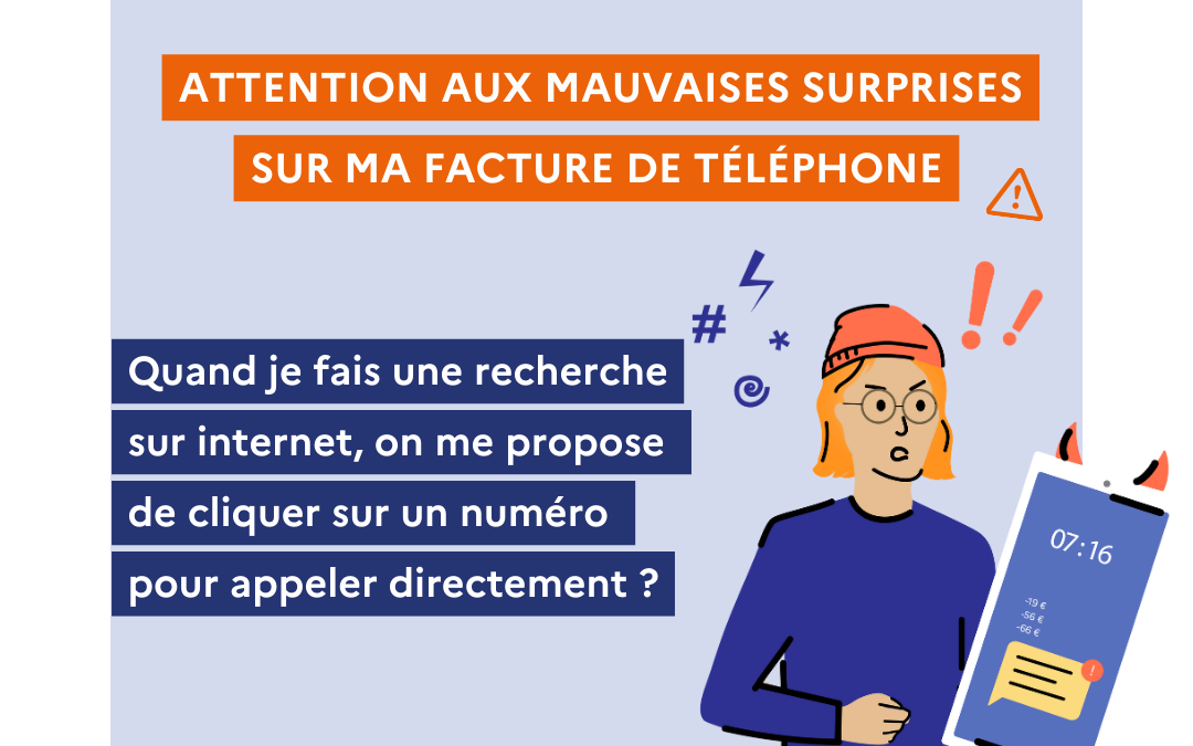NUMÉROS SURTAXÉS ET ABONNEMENT INTERNET ATTENTION AUX PIÈGES