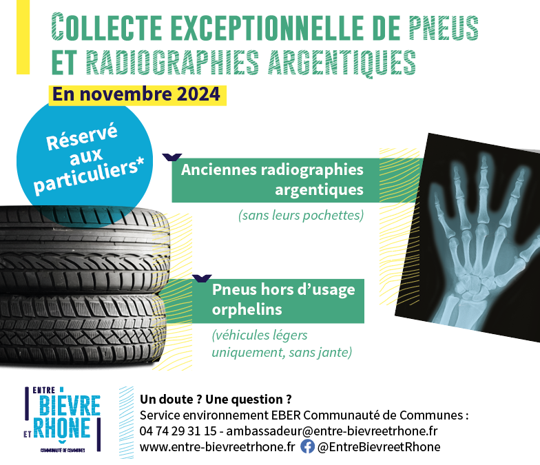 Collecte exceptionnelle Pneus et Radiographies