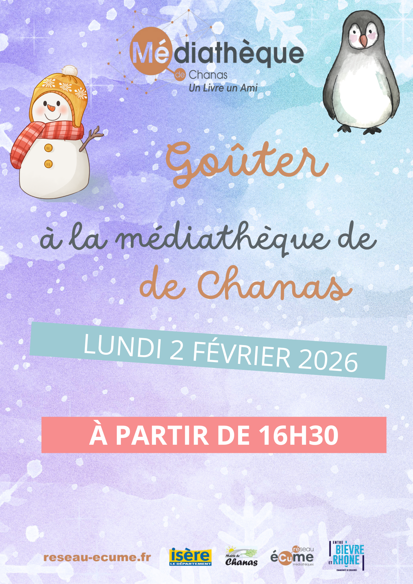 GOUTER A LA MEDIATHEQUE DE CHANAS