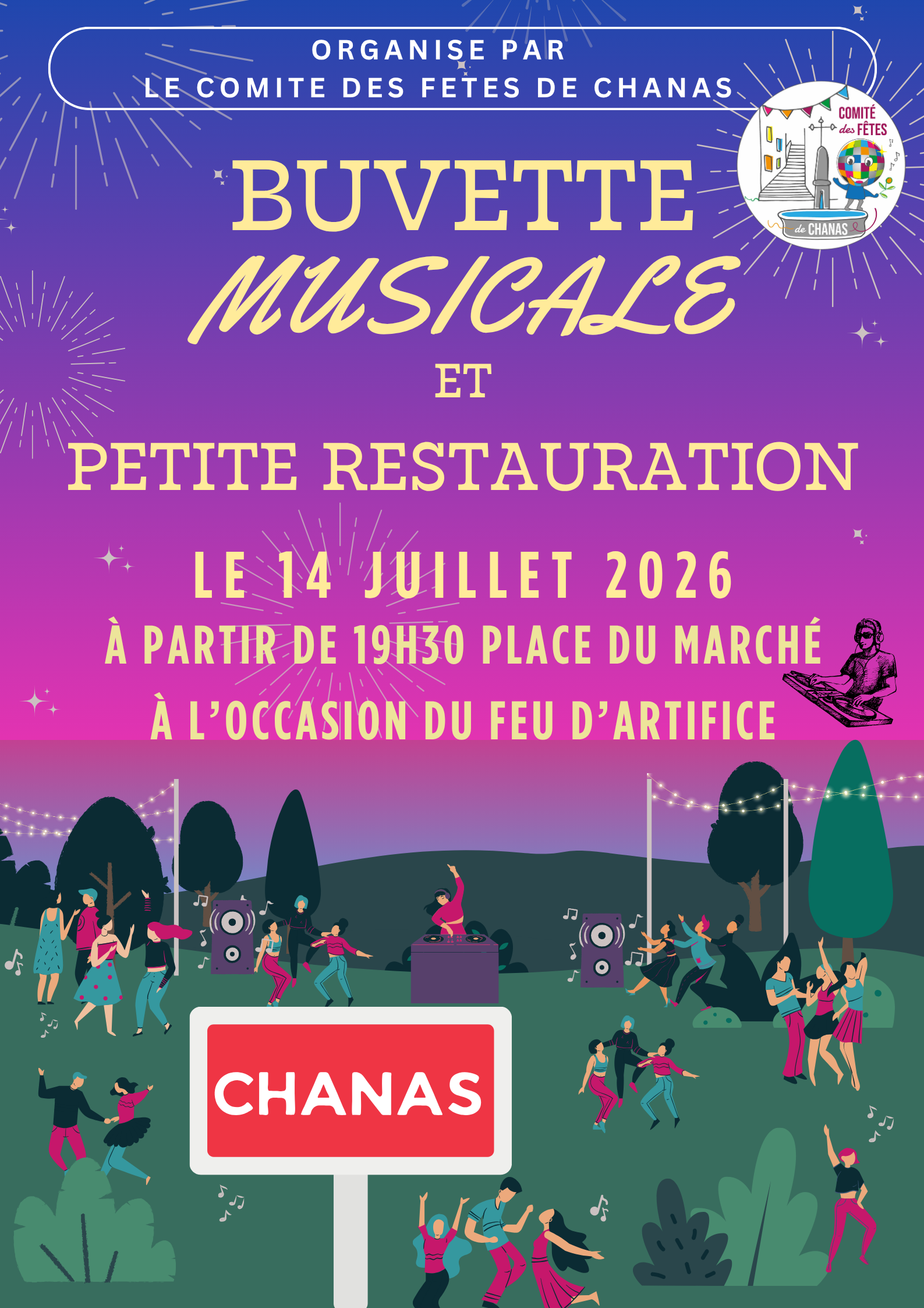 BUVETTE MUSICALE 14 JUILLET 2026