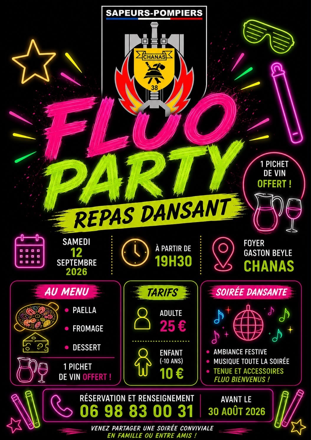 REPAS DANSANT DES SAPEURS POMPIERS