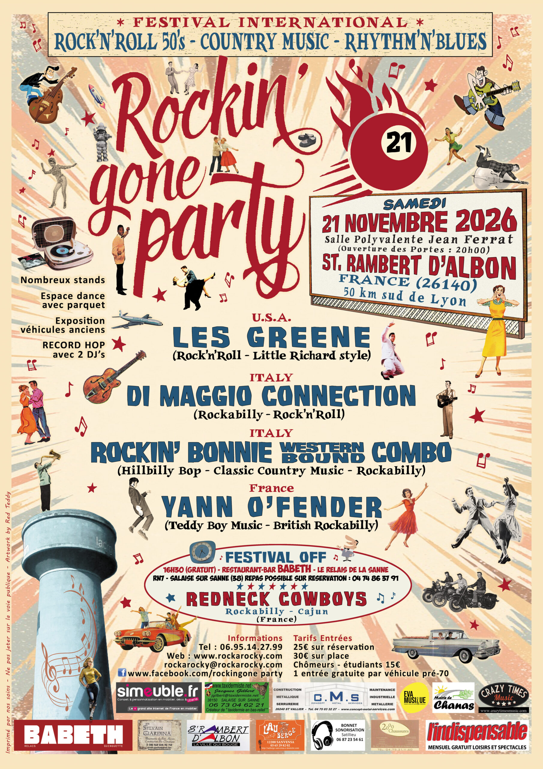 FESTIVAL INTERNATIONAL ROCK&rsquo;N&rsquo;ROLL – CONTRY MUSIC – RHYTHM&rsquo;N&rsquo;BLUES