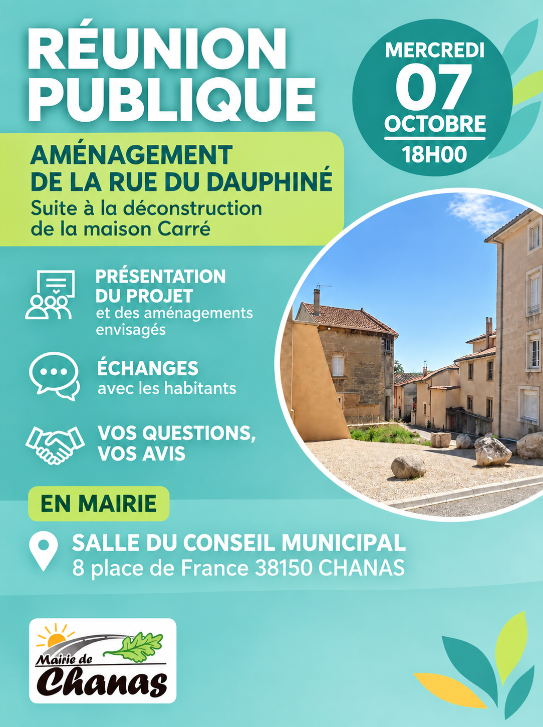 RÉUNION PUBLIQUE