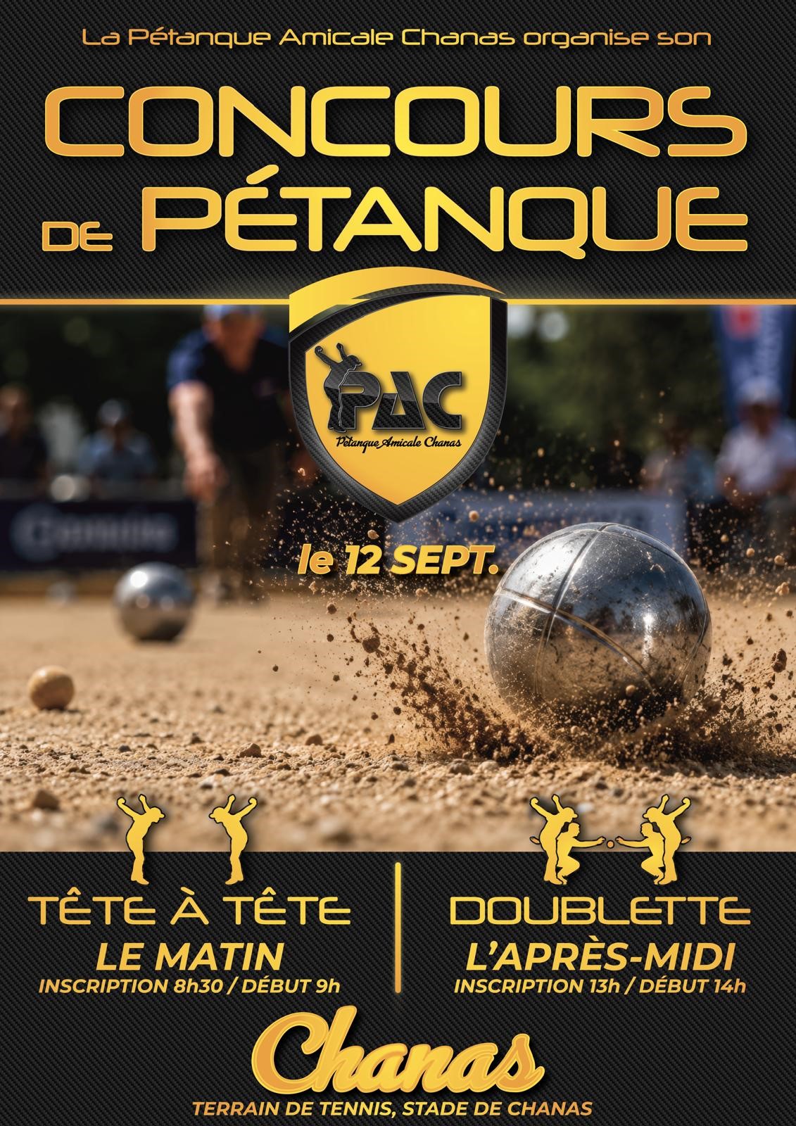 CONCOURS PETANQUE